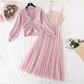 Suspender mesh large swing long skirt fairy super fairy series suit  2382