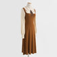 New Vintage sweater bottomed winter skirt temperament slim slim fake two pieces  2205