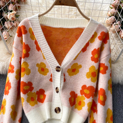 Automne, frais, à la mode, haut à bretelles spaghetti, pull cardigan, deux costumes 1395