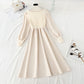New gentle style lace stitching celebrity Plush bottomed little black skirt  2260