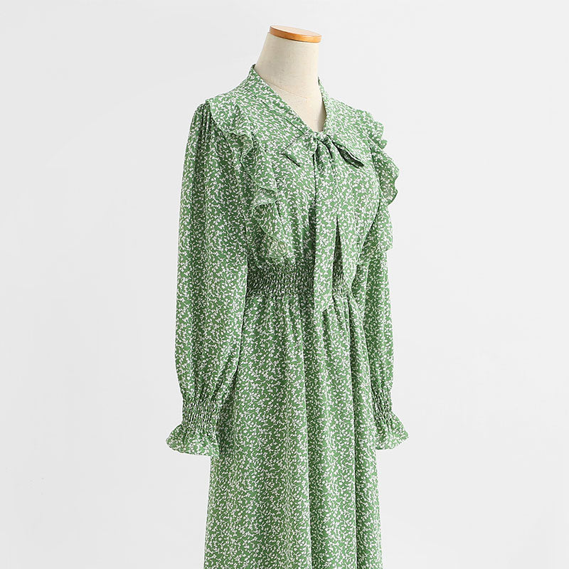 New dress gentle wind floral skirt  2183