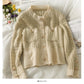 Pull femme col rond cardigan simple boutonnage coupe slim 1827