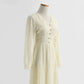 New women's skirt retro stitching lace fairy skirt temperament gentle dress  2247