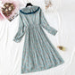 French minority Flower Chiffon Dress   2135