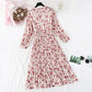 With a bottom pleated floral skirt inside, French first love retro super Fairy  2294