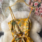 Seaside holiday French long suspender dress  3201