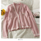 New Vintage thousand bird check low neck loose and thin sweater  1874