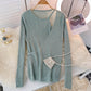 Herbst Design Sinn kleine Menge Geist ausgehöhlt Pullover Frauen 1587