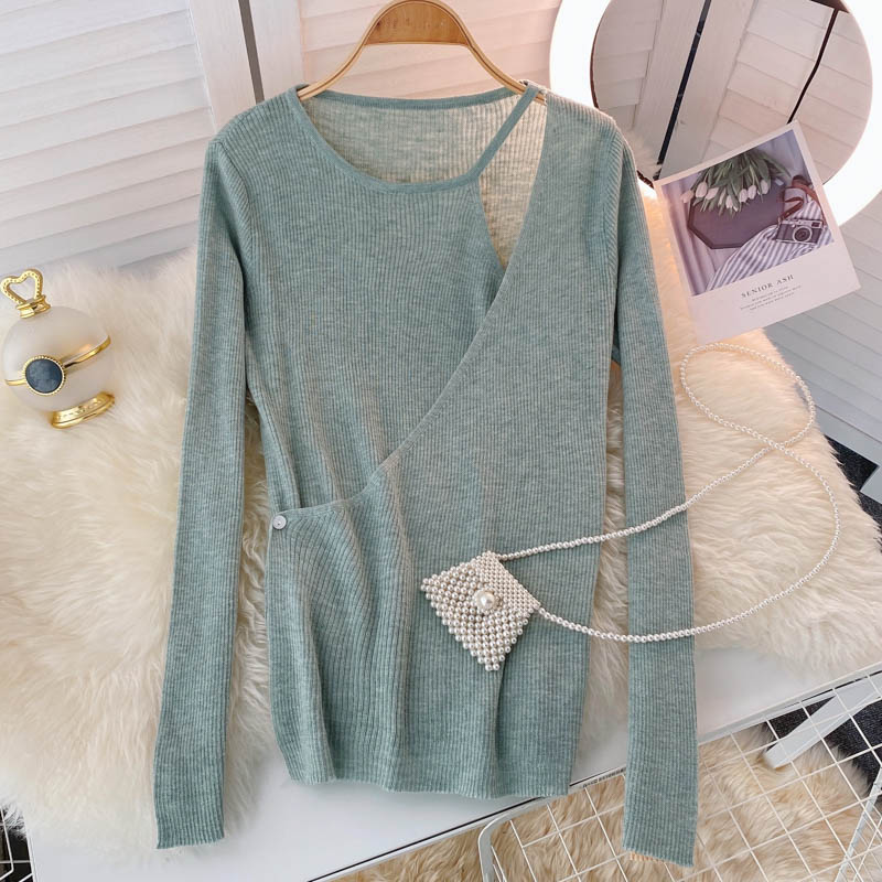 Herbst Design Sinn kleine Menge Geist ausgehöhlt Pullover Frauen 1587
