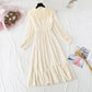 Women's chiffon dress with French retro super fairy skirt  2374