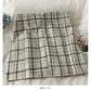 Hong Kong style retro high waist thin tweed skirt  2525