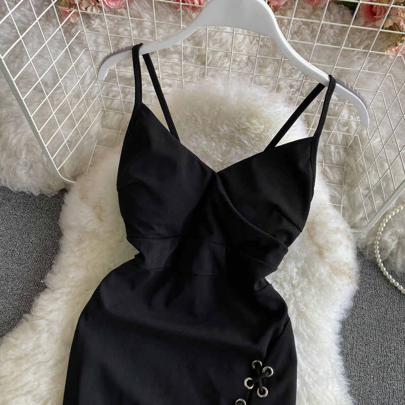 Slim slim strapless dress sexy suspender skirt Hip Wrap Skirt  3174