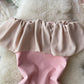 Temperamentvolles, schulterfreies, trägerloses Hüftwickelkleid 3204