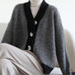 Vintage cardigans, striped slouches, baggy coats, chunky sweaters  1437