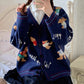 Lazy sweater, new, vintage, cartoon cardigan jacket  1396
