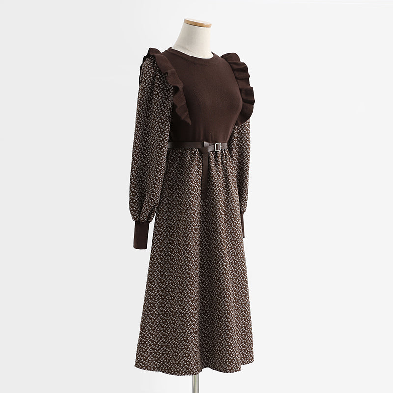 Women's Corduroy dress small tall bottomed skirt  2447
