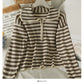 Herbst Winter Reißverschluss Puppe Halsstreifen Slim Knit 2080