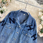 Denim Jacket Women's autumn new embroidery letter loose  1493
