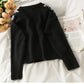 Knitwear women's autumn decoration slim V-neck versatile sweater  1955