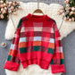 Pullover im Hongkong-Stil Retro-japanischer fauler Pullover 1622