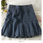 High waist, thin, light proof pleated skirt, female  2592