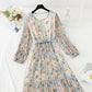New style skirt retro minority pleated Pleated Chiffon Skirt  2416