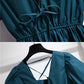 A line cross strap summer dress women's dress  1325