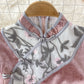 Retro heavy industry embroidered stand collar improved cheongsam  3350
