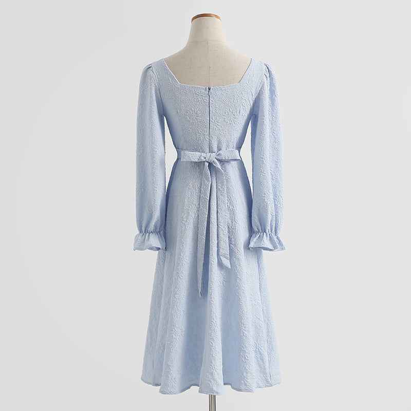French white first love sweet temperament dress  2156