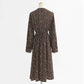 Chiffon Skirt temperament medium and long, slim, lace up bottom skirt inside  2330