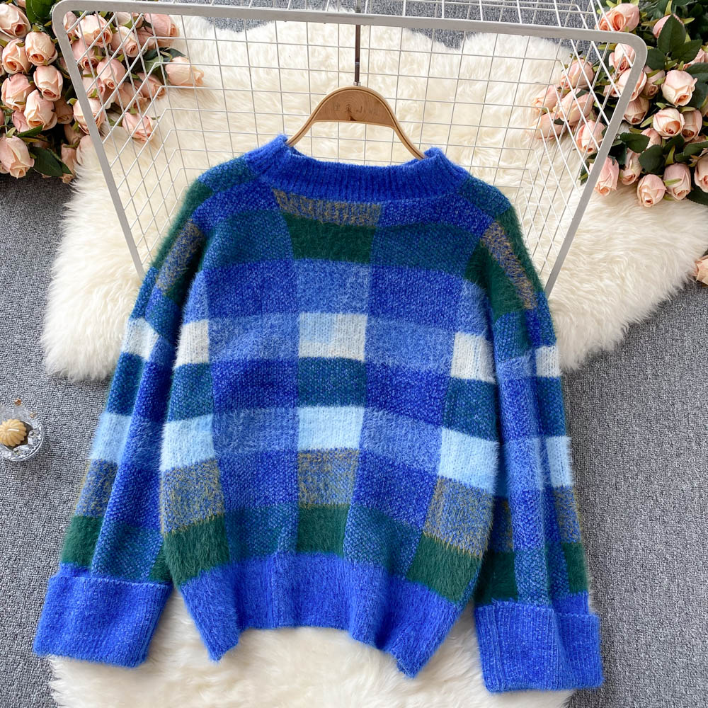 Pullover im Hongkong-Stil Retro-japanischer fauler Pullover 1622