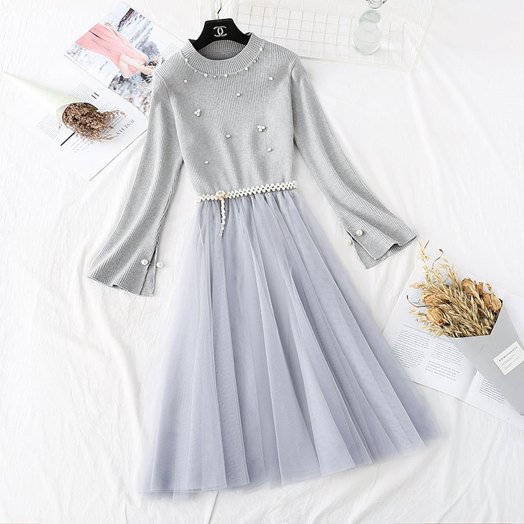 New style temperament lady gentle wind fairy mesh skirt  2369