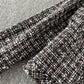 Small fragrant clothes plaid coat women's cardigan top  1547