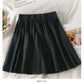 Waist slim knit A-line skirt women's versatile short skirt  2502
