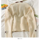 Diamond check three button slim sweater for women  2060