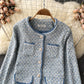 Retro little fragrance lady style coat  1517