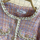 Xiaoxiangfeng Promi-Temperament High-End-Knopffarbe Top 1635
