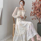 The new spring fungus French style is retro and slim, with a bottomed skirt inside  2208