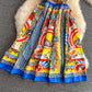 Strapsrock elegantes Temperament großes Swingkleid 3210