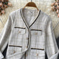 Small fragrance short coat female  1509
