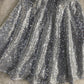 Cute A line sequins short dress  1319
