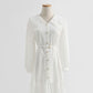 White lace dress with slim waist fairy skirt  2217