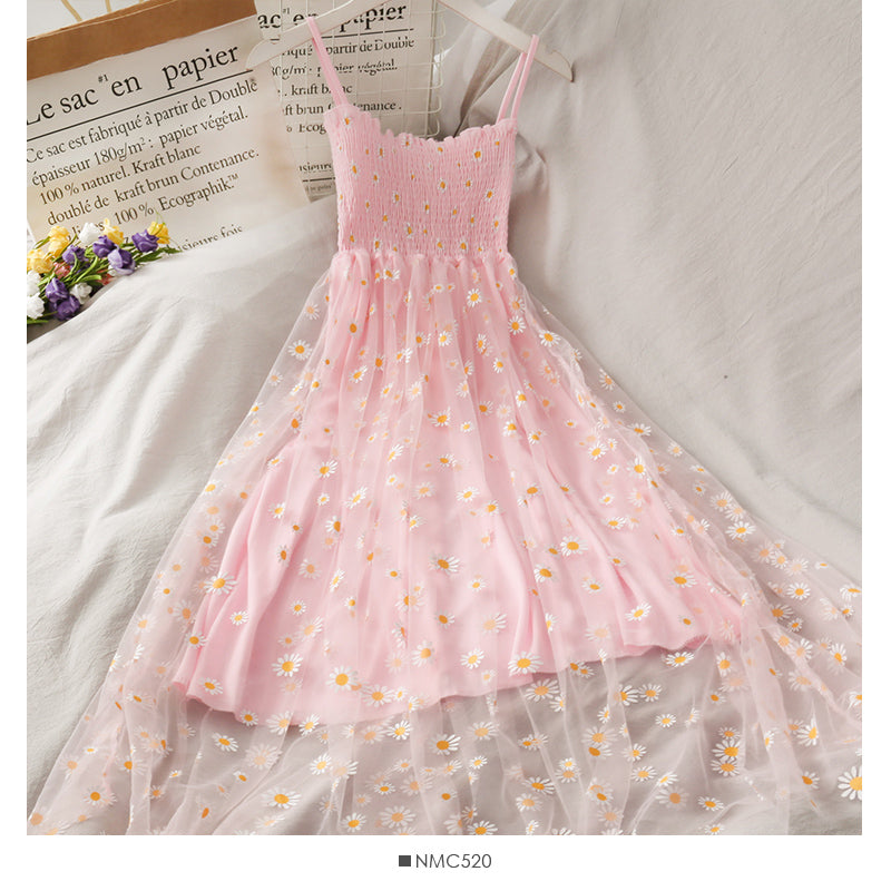 Robe à bretelles en maille Super Fairy Daisy 2679