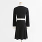 Fashion aging knitted skirt small fragrance skirt  2187