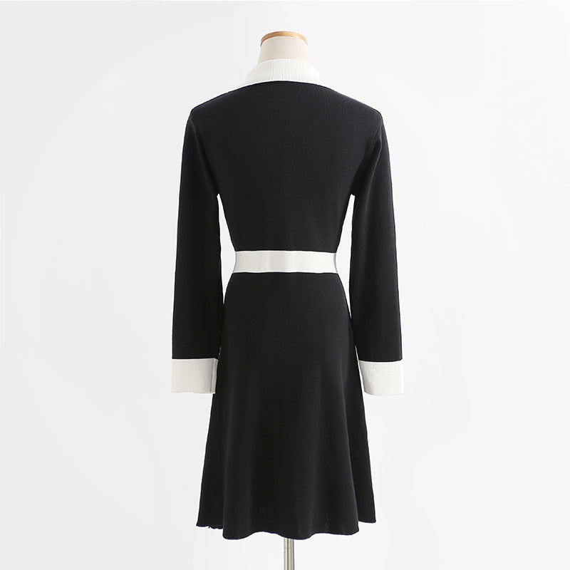 Fashion aging knitted skirt small fragrance skirt  2187