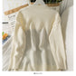 Sweater thin medium long round neck sweater Korean versatile top  2013