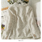 Korean fashion versatile rough edge suit collar foreign style single breasted coat  2111
