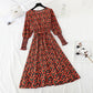 New Vintage bottomed skirt lace up Chiffon Skirt  2412