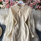 Retro Republic style cheongsam split slim lace dress  3145