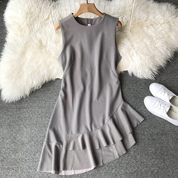 Irregular skirt Ruffle Dress  3024